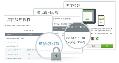 印象筆記三大安全保護(hù)新功能，全面登場！