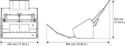 ScanSnap 的外形尺寸